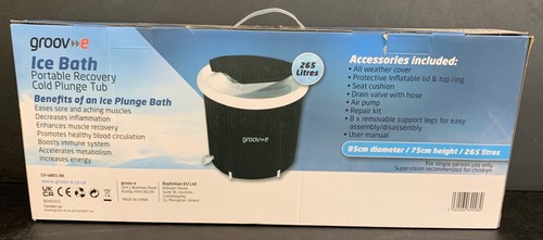 Groov ice bath portable - ice,