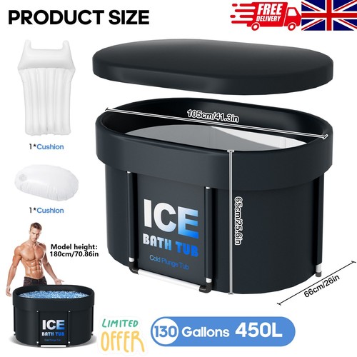 450l oval ice bath - 450l,