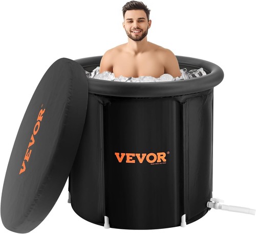 Ice bath tub long cold - ice, tub,