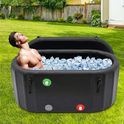Inflatable ice cold plunge tub - ice,