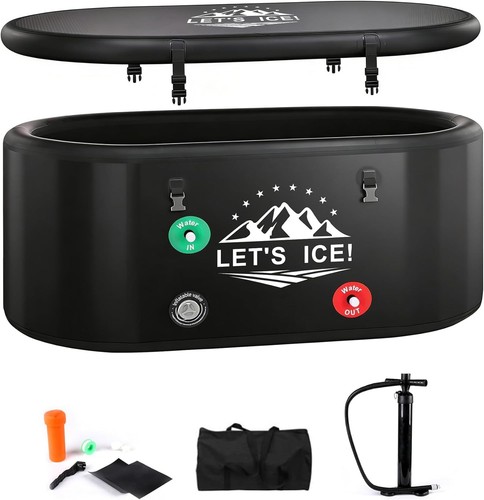 Black 146 gallon - oval, ice