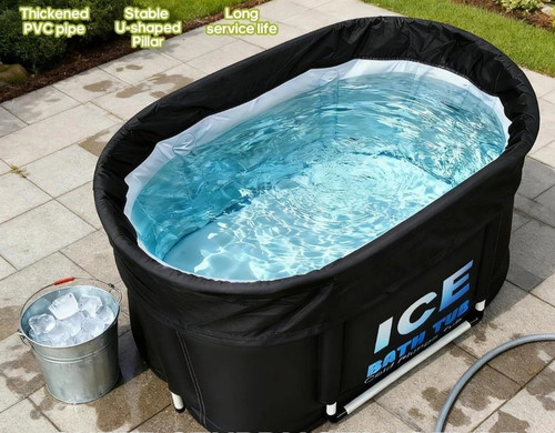 Ice bath tub - ice,