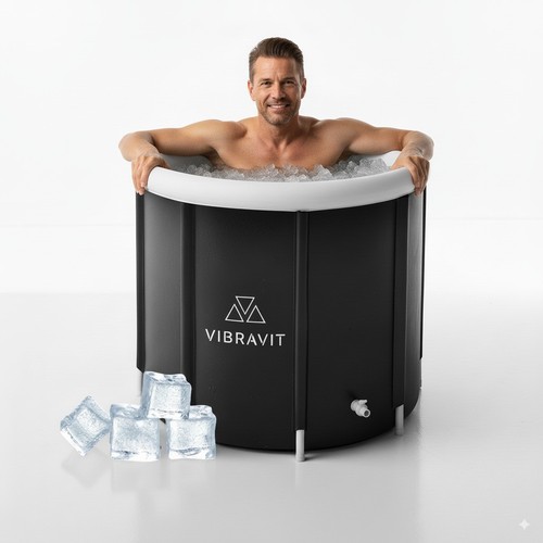 Inflatable ice bath tub cold - ice,