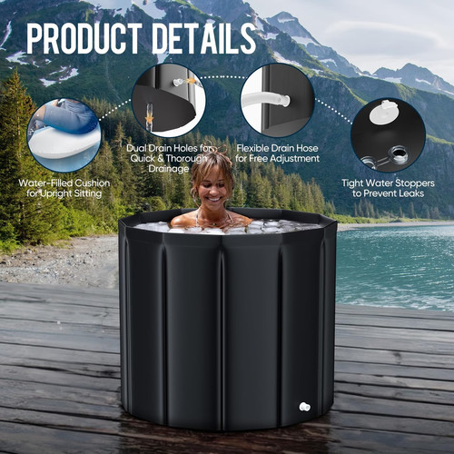 320l large ice bath tub - large,