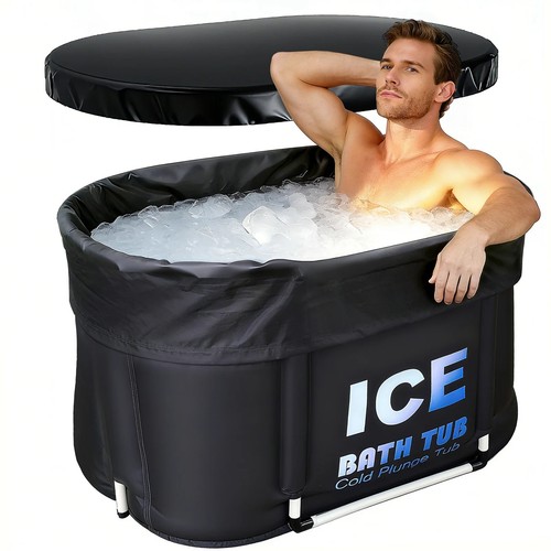 Oval ice bath tub with - oval, xl